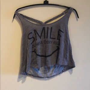 SMILE crop top
